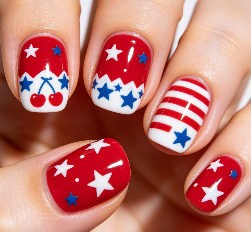 7 Creative 4th July Nail Art Ideas to Rock This Summer - GenZ Aura Style